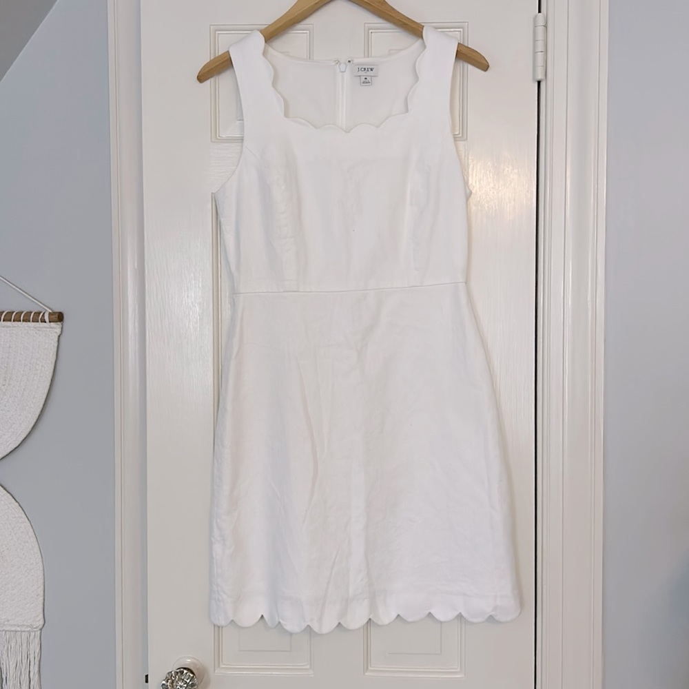 J Crew scalloped sundress